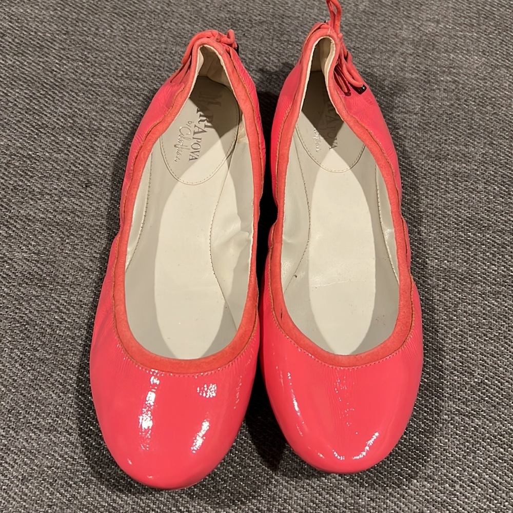 Pink Ballet Flats Maria Sharapova by Cole Haan Size 8 - Picture 2 of 8